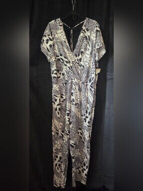 Bongo Black And White Jumpsuit
